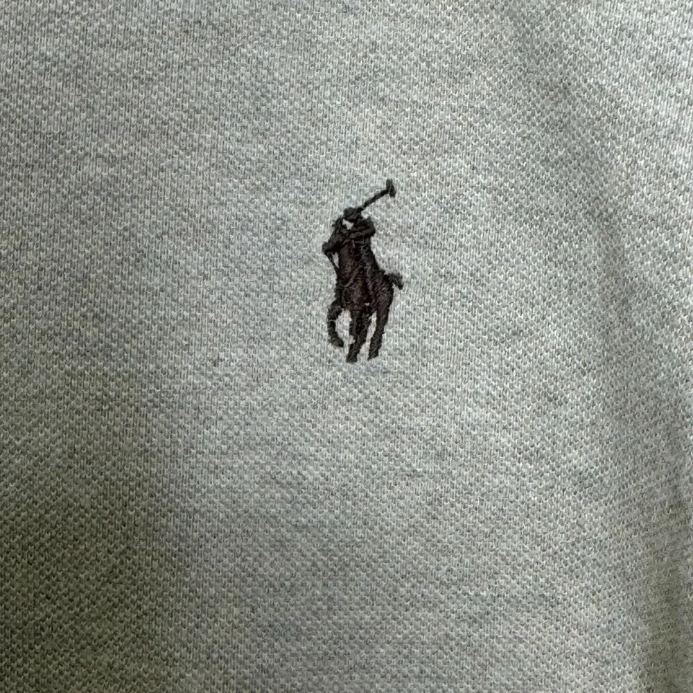 Polo Ralph Lauren Polo Shirt Mens 2XB Oatmeal Tan Embroidered Pony Pique Cotton